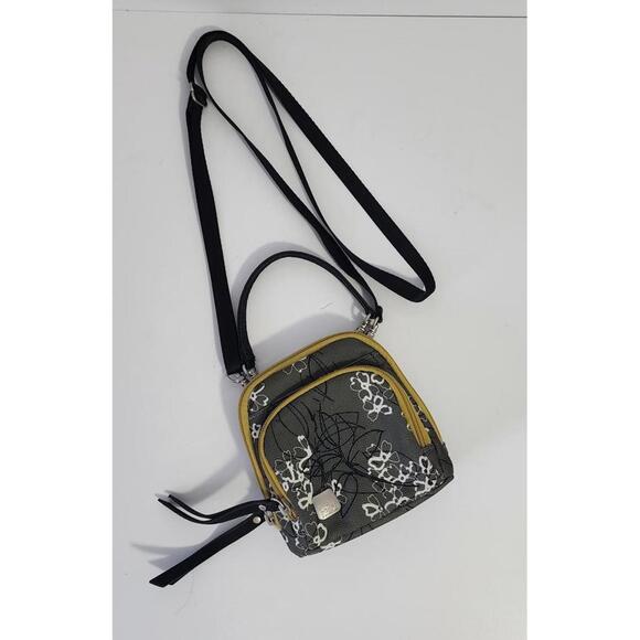 Haiku Crossbody Bag with Floral Pattern and Adjustable Strap - Picture 1 of 9